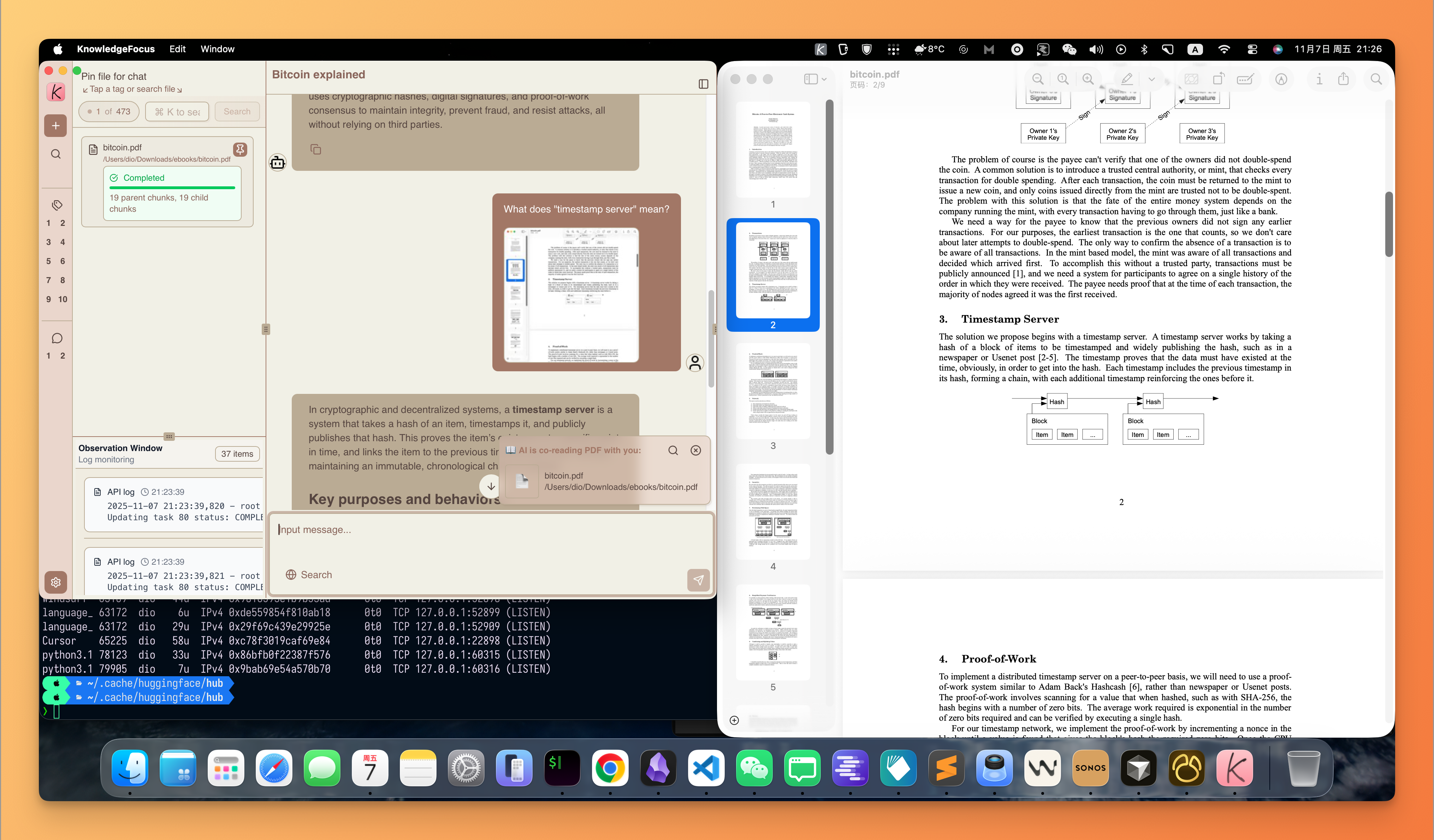AI Co-reading PDF with You